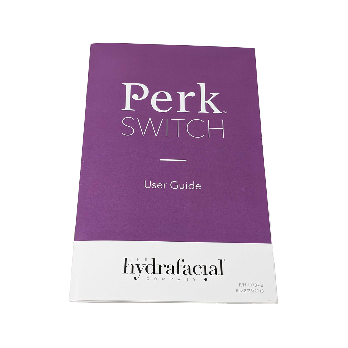Hydrafacial Perk Switch User Guide PN: 19789-B