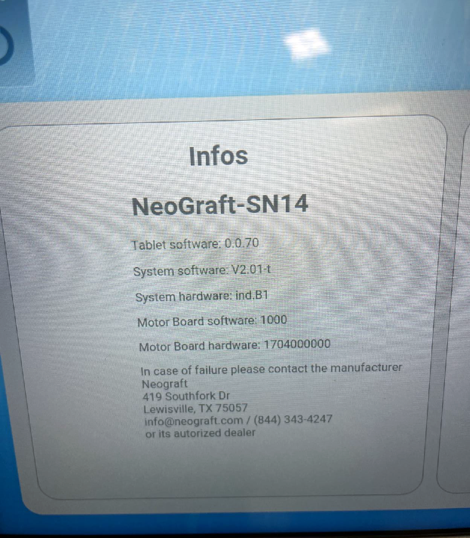 2017 Medicamat NeoGraft 2.0