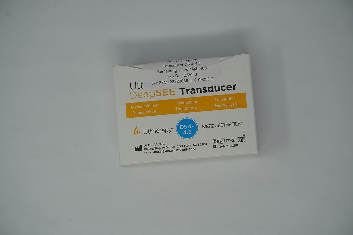 Ulthera DeepSee Transducer DS 4-4.5 (NEW w/ 2400 lines)