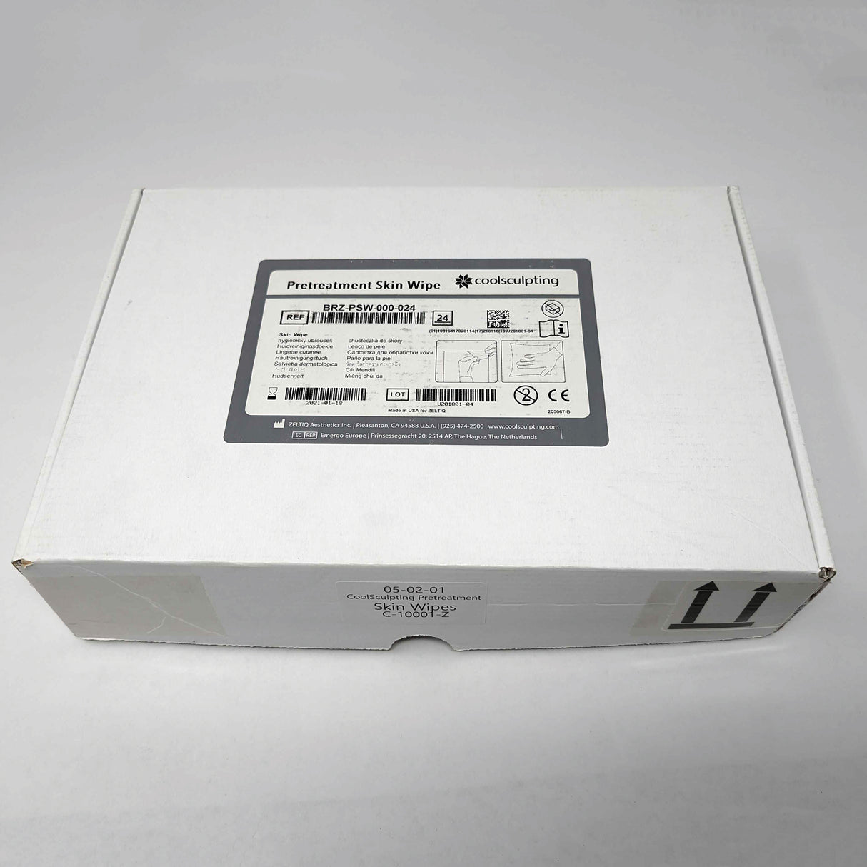 CoolSculpting Pretreatment Skin Wipes Box of 24