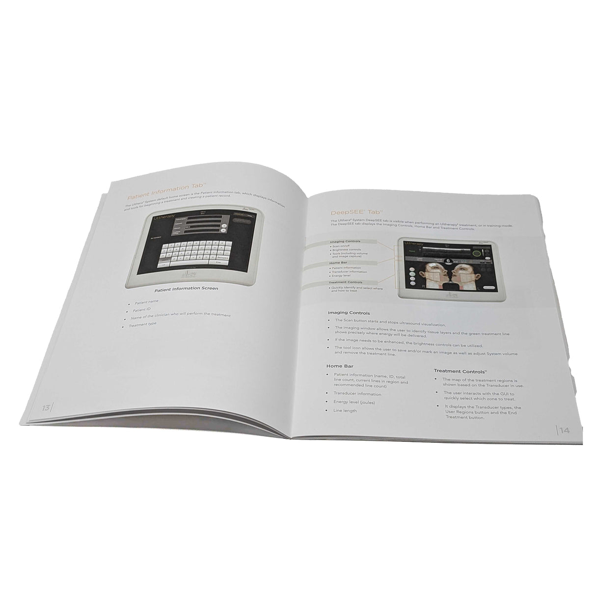 Ultherapy "Customer Training Manual"