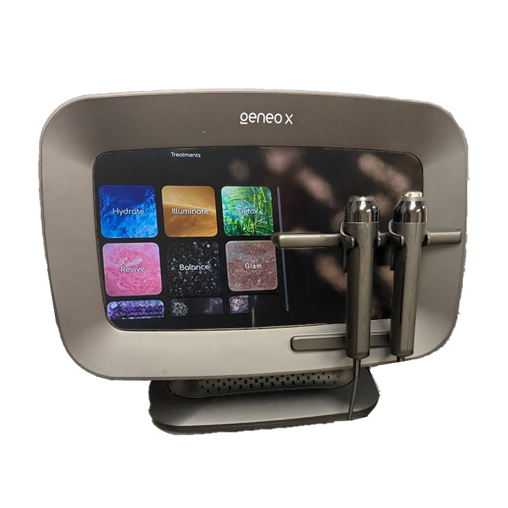 2023 Pollogen Geneo X Facial Rejuvenation System – OxyGeneo Exfoliation & Oxygenation + TriPollar RF Skin Firming