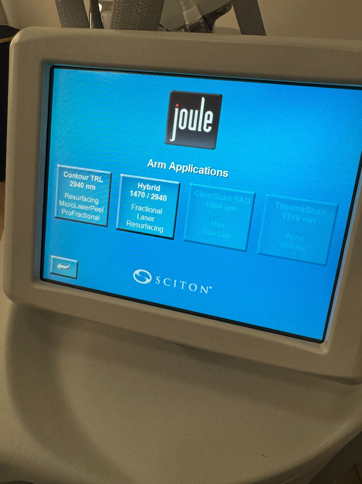 2016 Sciton Joule Multiplatform Laser w/Halo, BBL, ProFractional and Contour TRL