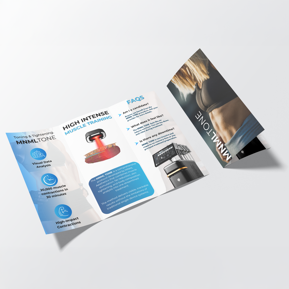 MNML Tone TriFold Brochures Qty 200