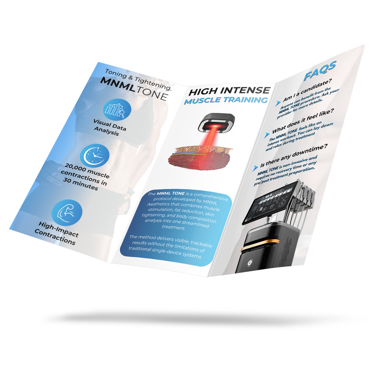 MNML Tone TriFold Brochures Qty 200