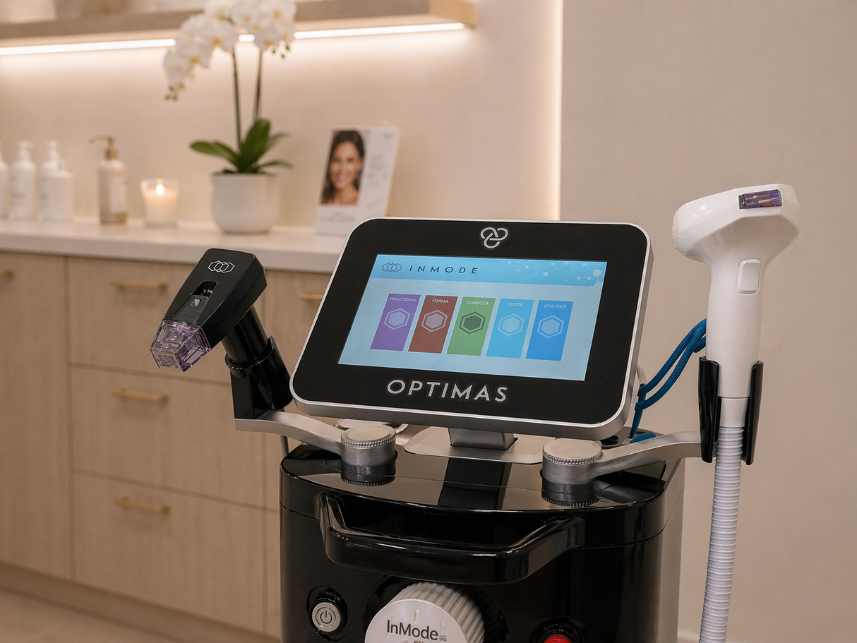 2021 InMode Optimas w/4 Handpieces GREAT CONDITION - LOW PULSE COUNTS