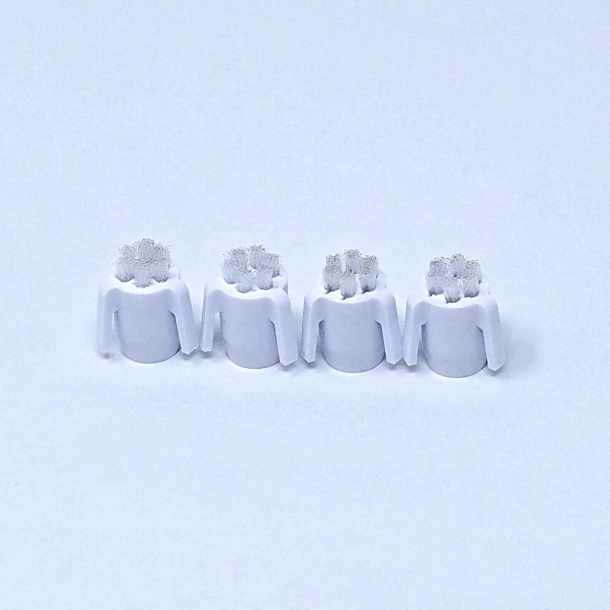 NEW ALLERGAN Disposable Brush Heads Soft (White) Pack of 4