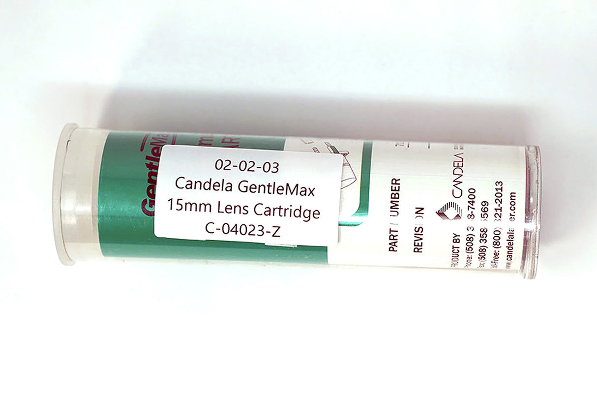 Candela GentleMAX Laser Hair Removal Lens Cartridge 15mm 7122-00-3950