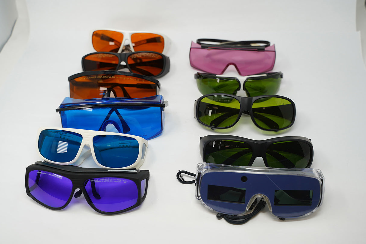 Blue Safety Eyewear Used
