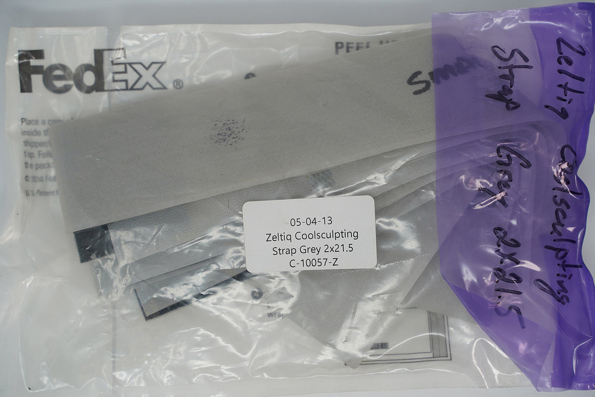 Zeltiq Coolsculpting Strap Grey 2x21.5