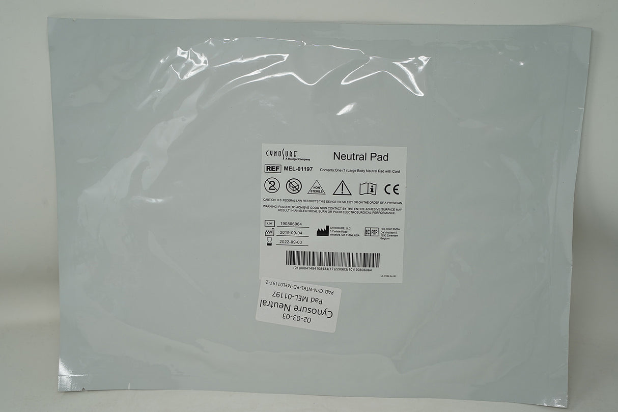 Cynosure Neutral Pad MEL-01197