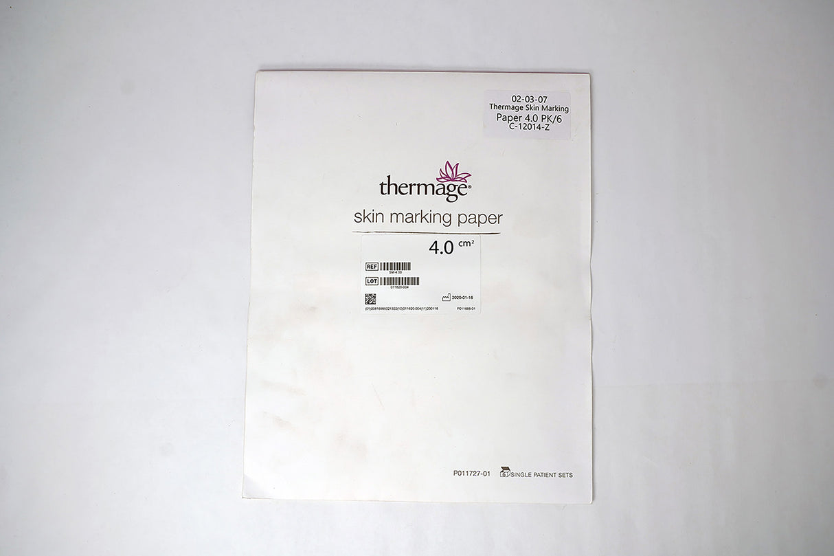 Thermage Skin Marking Paper 4.0 PK/6