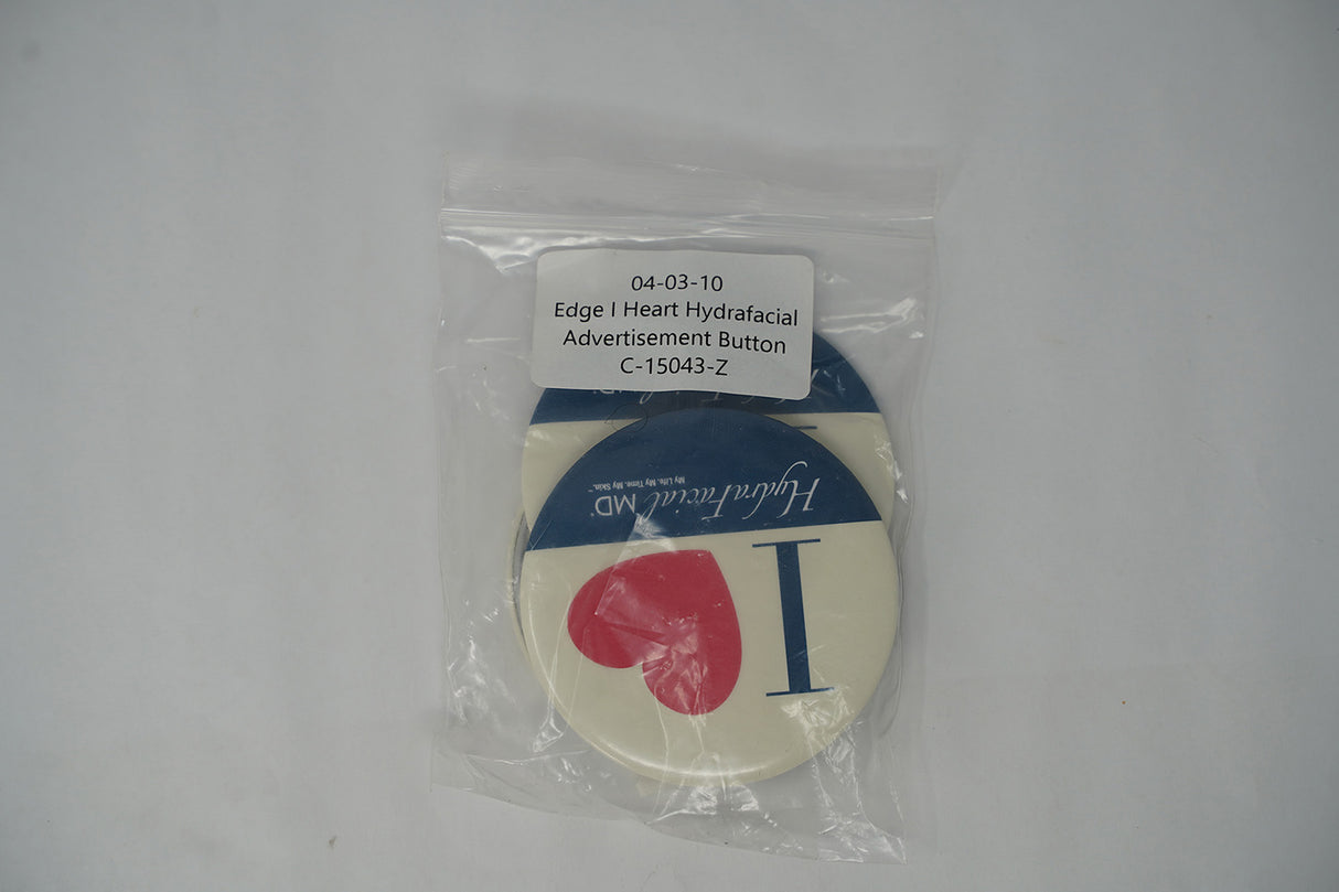 I Heart Hydrafacial Advertisment Button