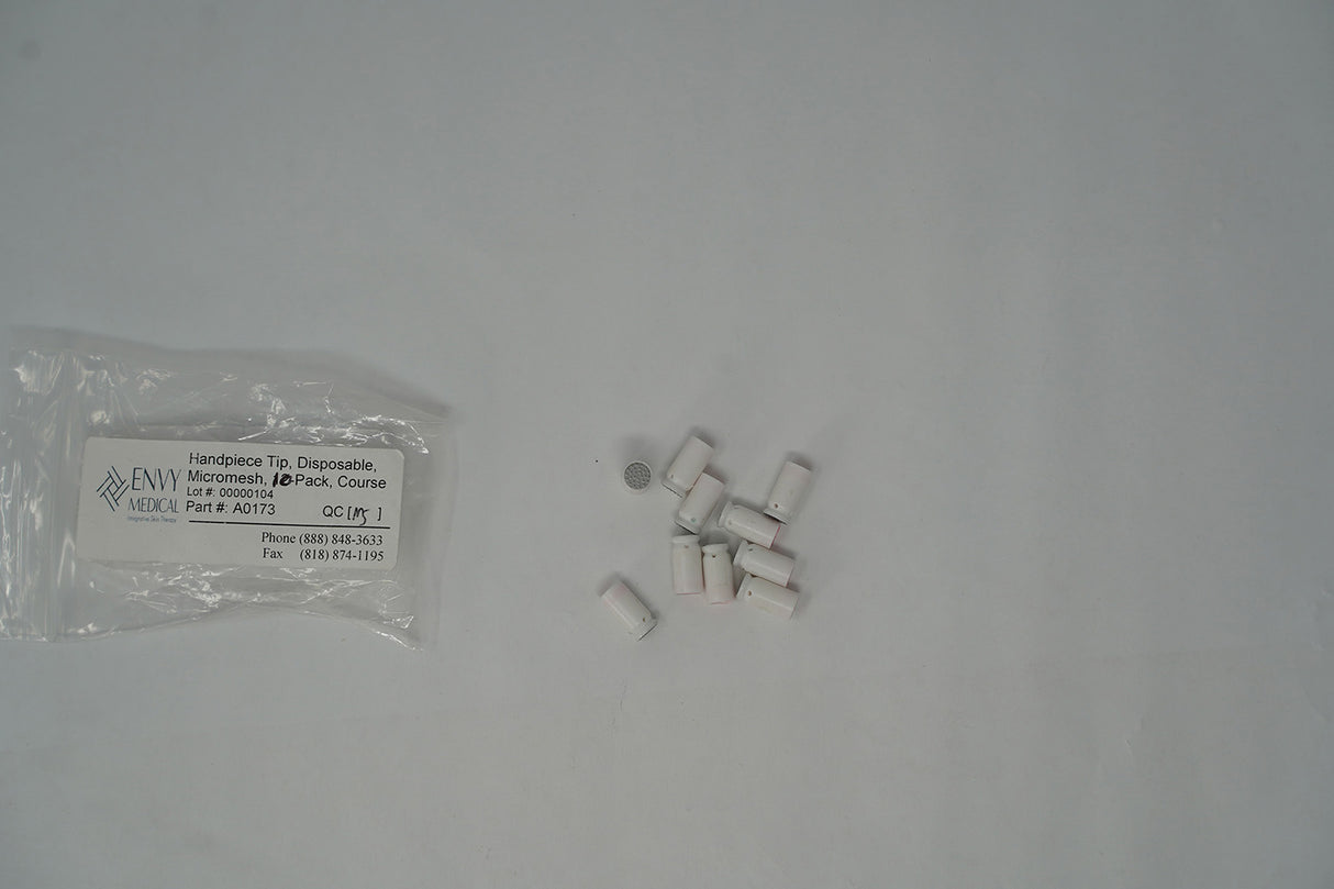 Envy Medical Handpiece Tip, Disposable, Micromesh