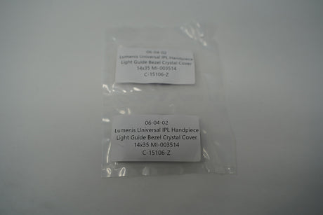 Lumenis Universal IPL Handpiece Light Guide Bezel Crystal Cover 14x35 MI003514