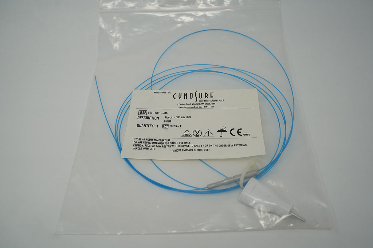 Cynosure SmartLipo SideLaze 800um Blue Laser Fiber Single Sterile807-5001-617