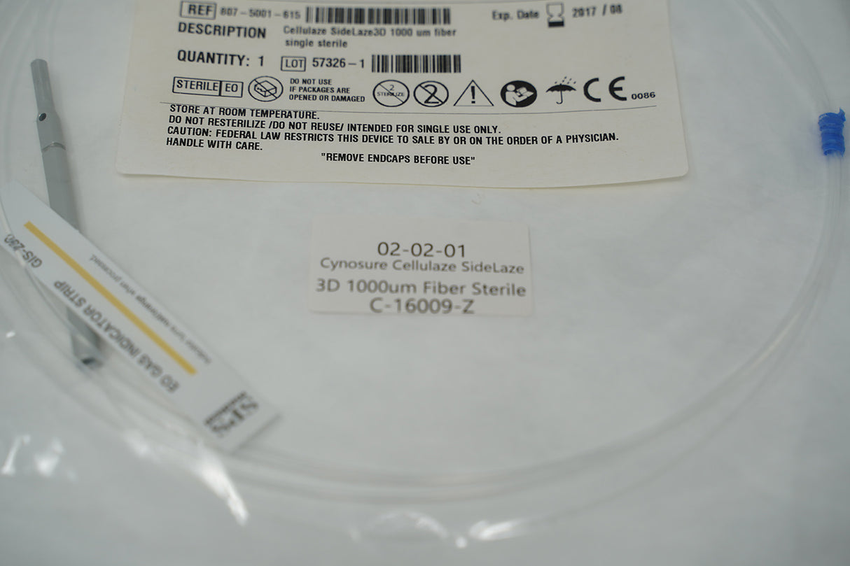 Cynosure Cellulaze SideLaze3D 1000 um fiber single sterile