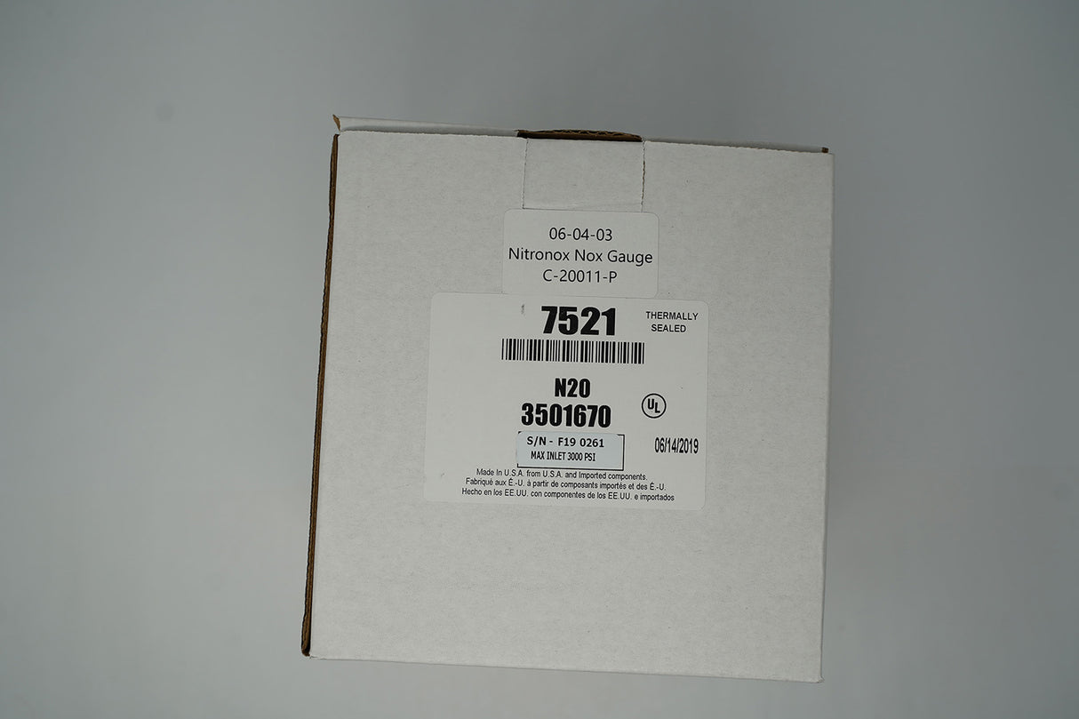 Parker Hannifin N2O Gauge (Nitrous)