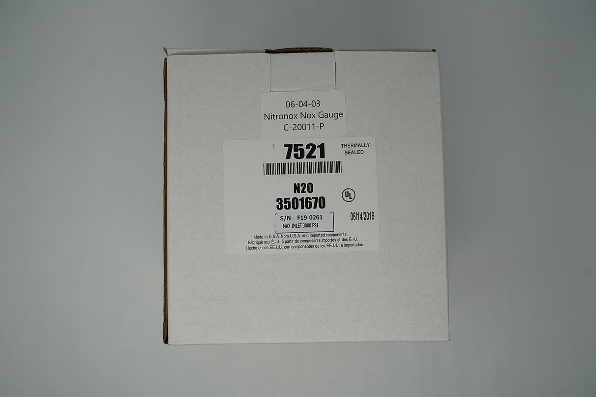 Parker Hannifin N2O Gauge (Nitrous)
