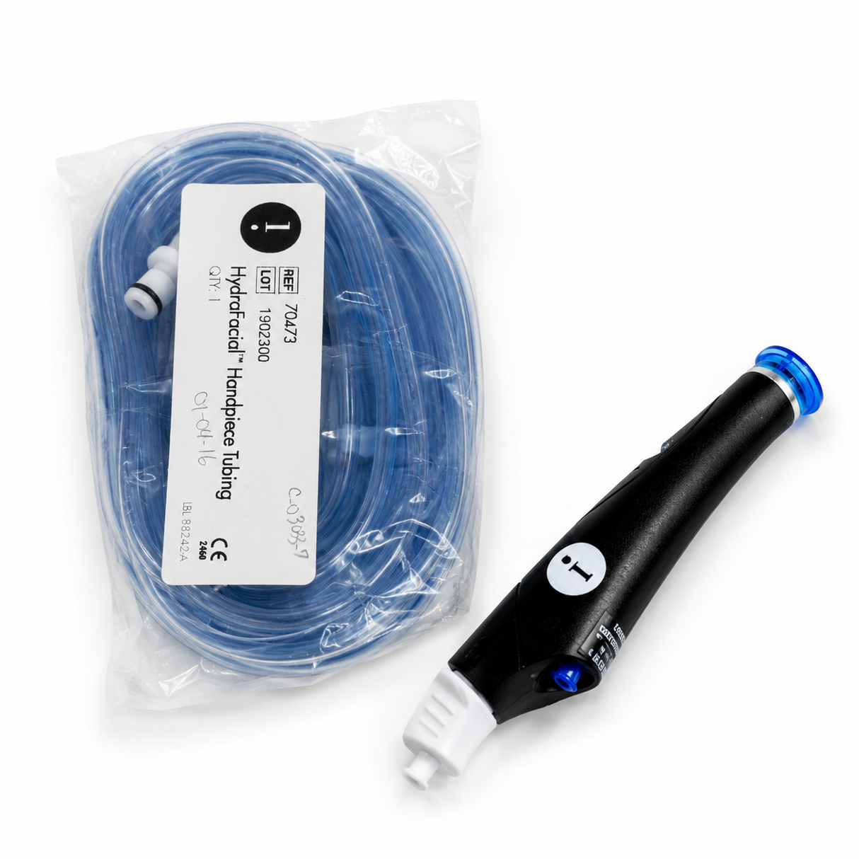 NEW Hydrafacial Elite Black Vortex Handpiece Kit - Handpiece & Tubing