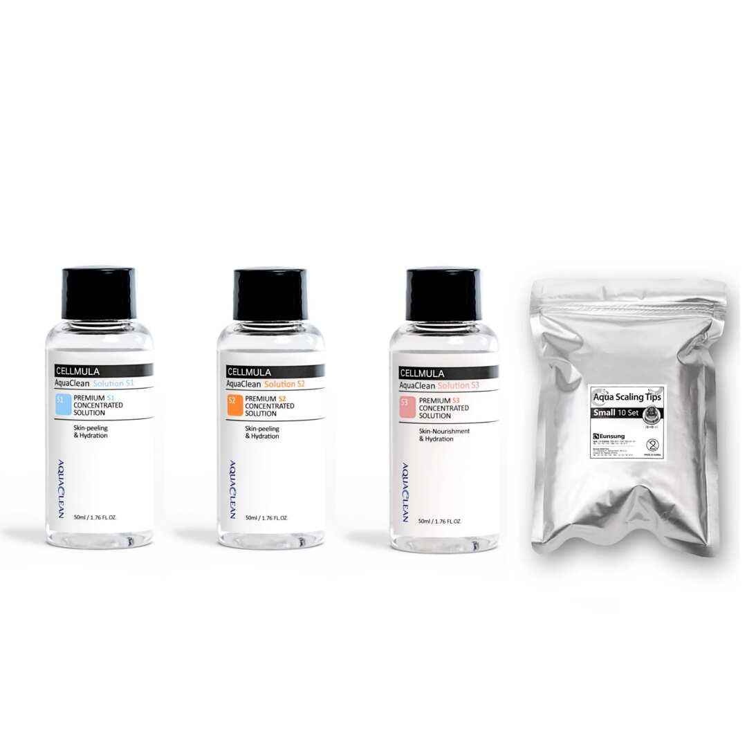 Skinwave Treatment Bundle : 50large tips + 5bottles of each solutions (S1, S2, S3)