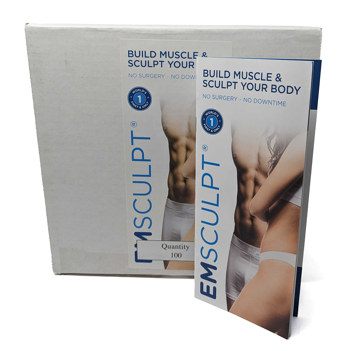 BTL Aesthetics Emsculpt 'Build Muscle & Sculpt Body' Brochures (Pack of 100)