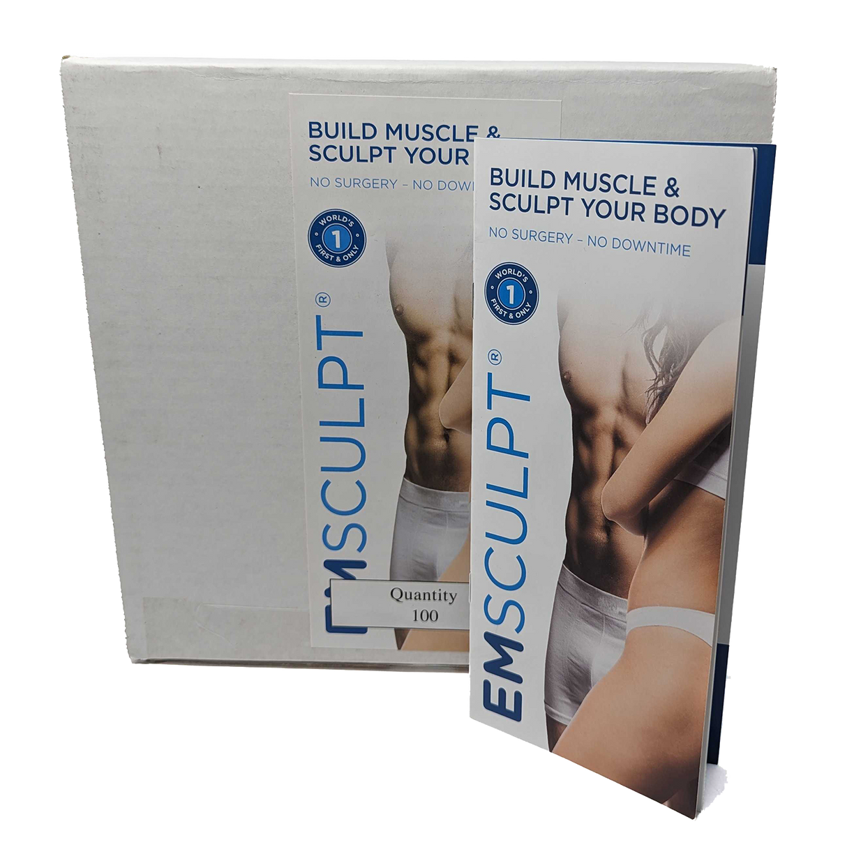 BTL Aesthetics Emsculpt 'Build Muscle & Sculpt Body' Brochures (Pack of 100)