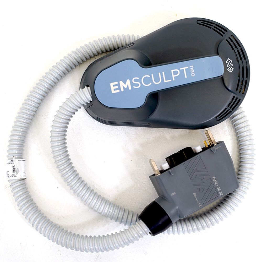 NEW BTL Emsculpt Neo Abdominal Paddle set w/ 301 Treatment Cycles & Velcro straps