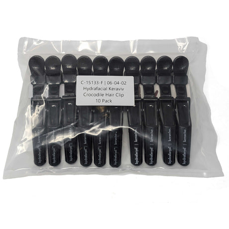 Hydrafacial Keraviv Crocodile Hair Clip 10 Pack