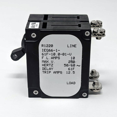 Sensata / AIRPAX Circuit Breaker Hydraulic Magnetic 2Pole 40A 277VAC IEG66-1-61F-40.0-01-V