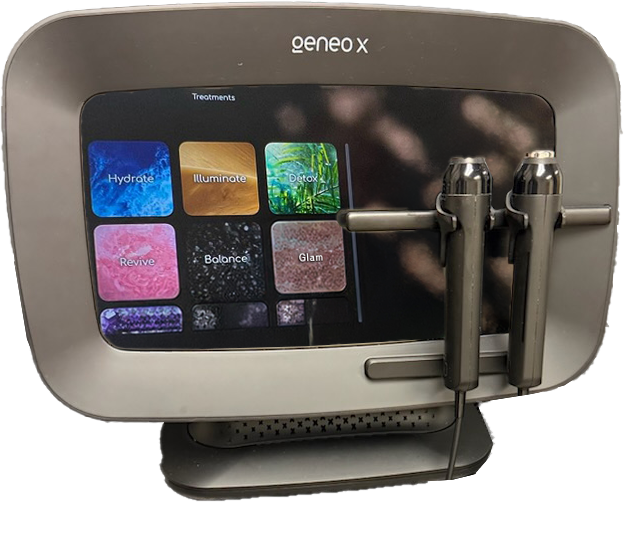 2023 Pollogen Geneo X Facial Rejuvenation System – OxyGeneo Exfoliation & Oxygenation + TriPollar RF Skin Firming
