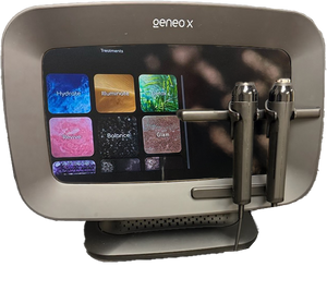 2023 Pollogen Geneo X Facial Rejuvenation System – OxyGeneo Exfoliation & Oxygenation + TriPollar RF Skin Firming