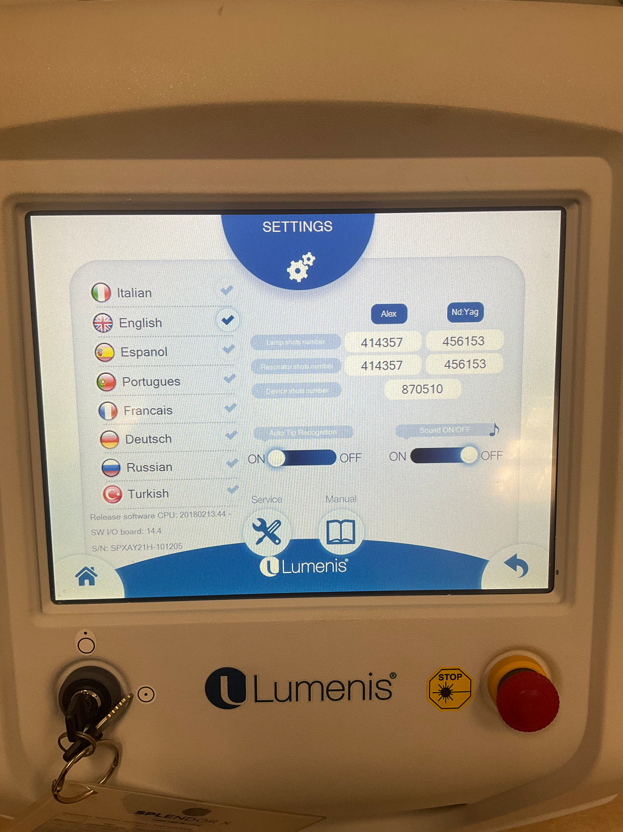 2021 Lumenis SplendorX Including Zimmer Cryo6 Chiller