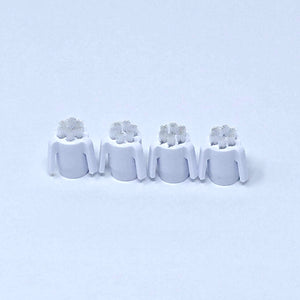 NEW ALLERGAN Disposable Brush Heads Soft (White) Pack of 4