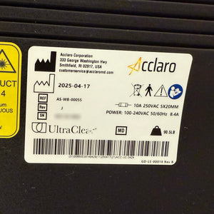 2025 Acclaro UltraClear AS-WB-00055 w/Smoke Evacuator