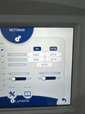 2025 Lumenis SplendorX Including Zimmer Cryo6 Chiller