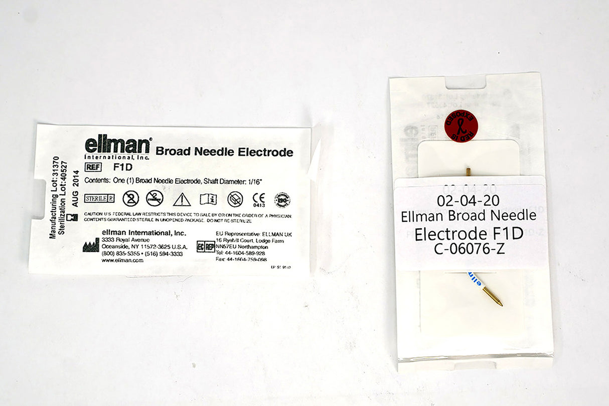 Ellman Broad Needle Electrode F1D