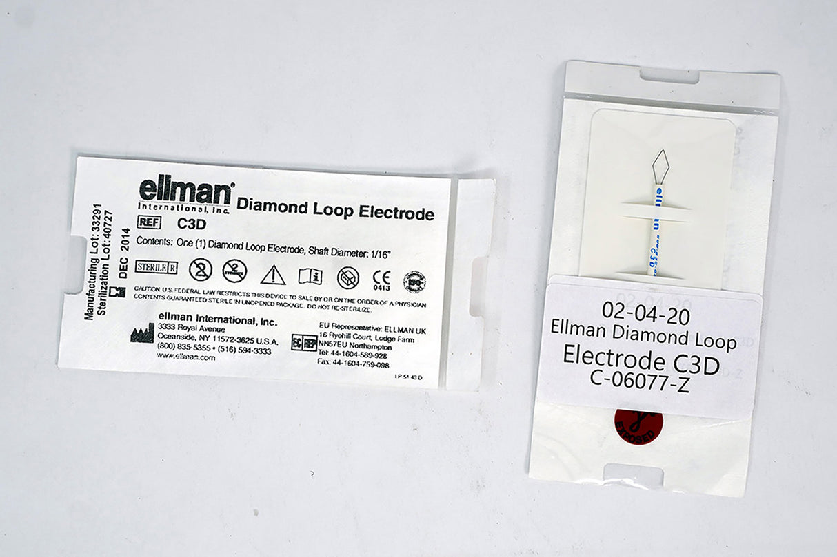 Ellman Diamond Loop Electrode C3D