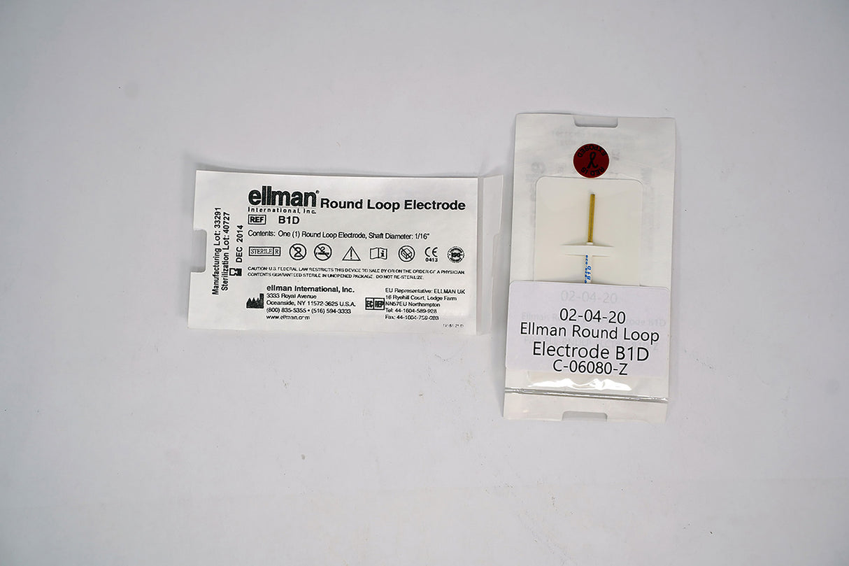 Ellman Round Loop Electrode B1D