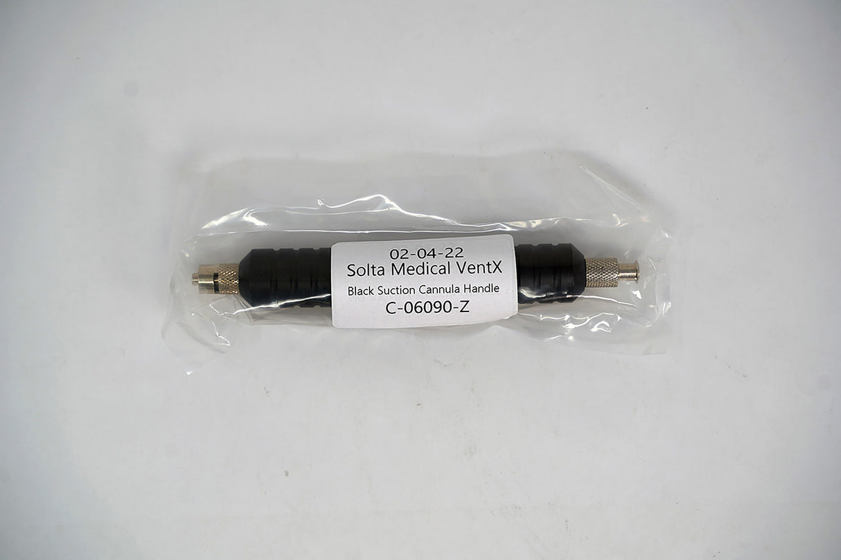 Solta Medical VentX Black Suction Cannula Handle