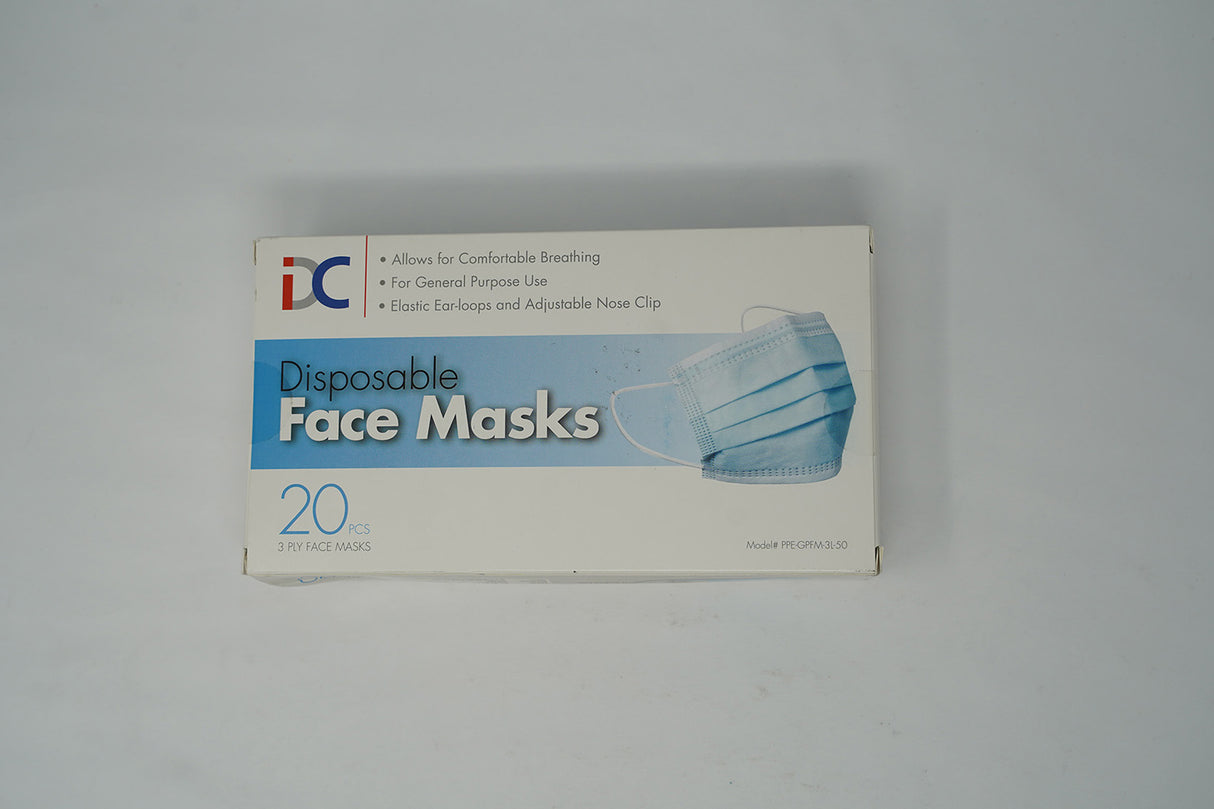 DC Disposable Face Mask 20/Box