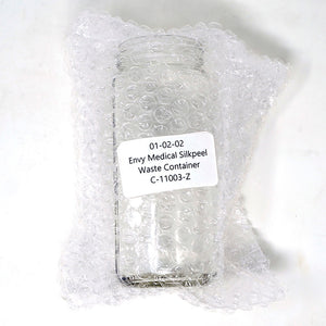 C-11003-Z  |  Silk Peel, Dermal Infusion, Diamond Glow Waste Jar Clear 400 ML