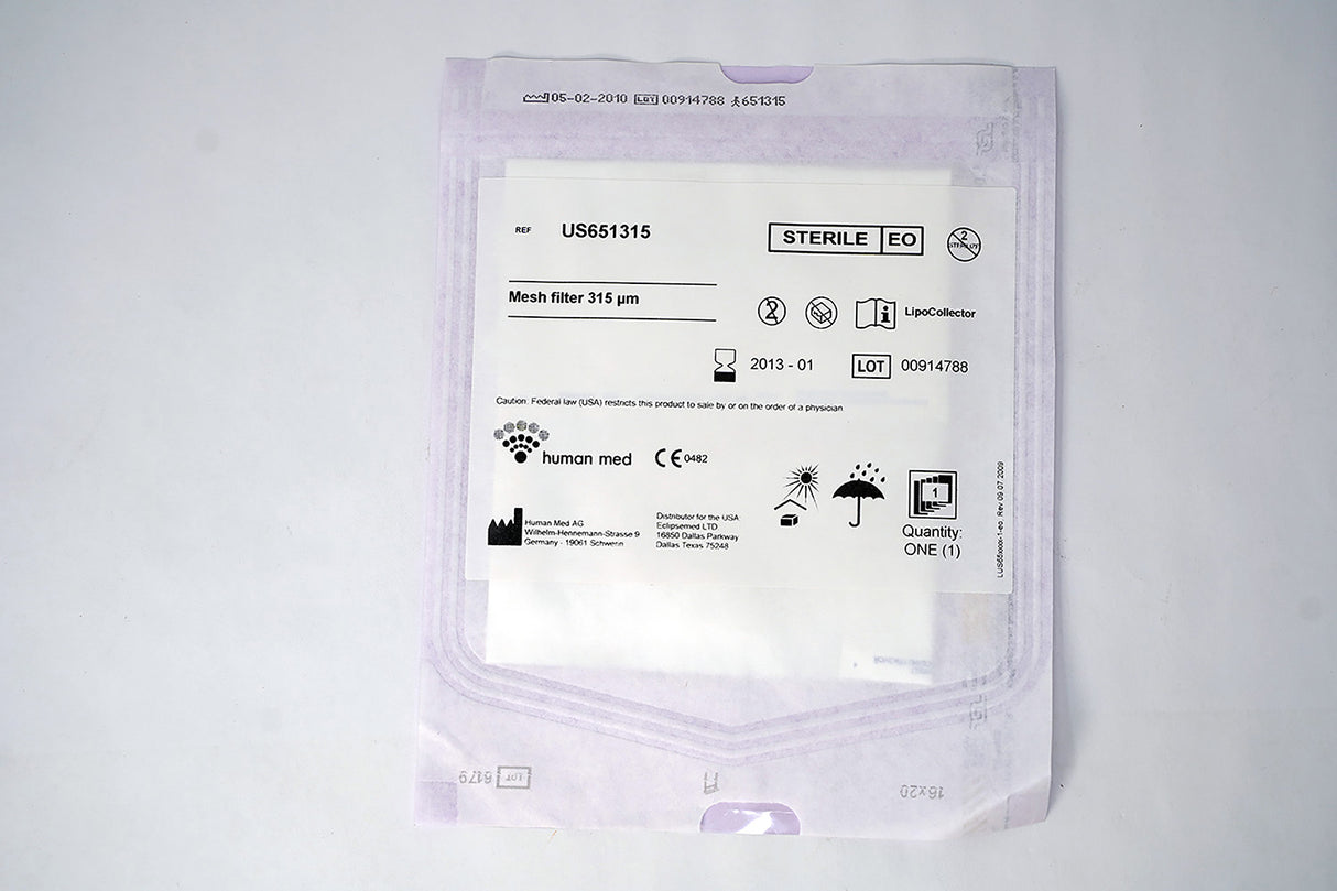 Human Med Lipo Collector Mesh Filter 315um