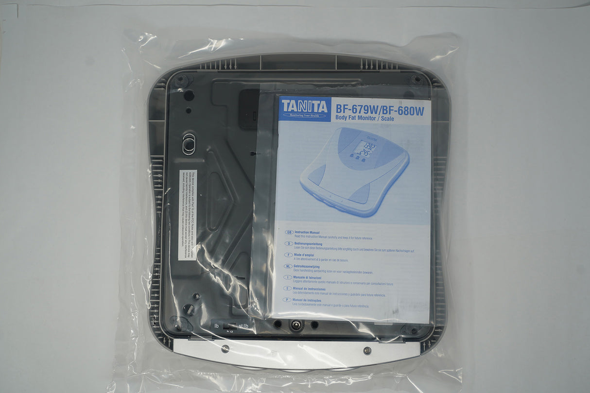 Tanita BF-679W Body Fat Monitor/Scale with Instruction Manual