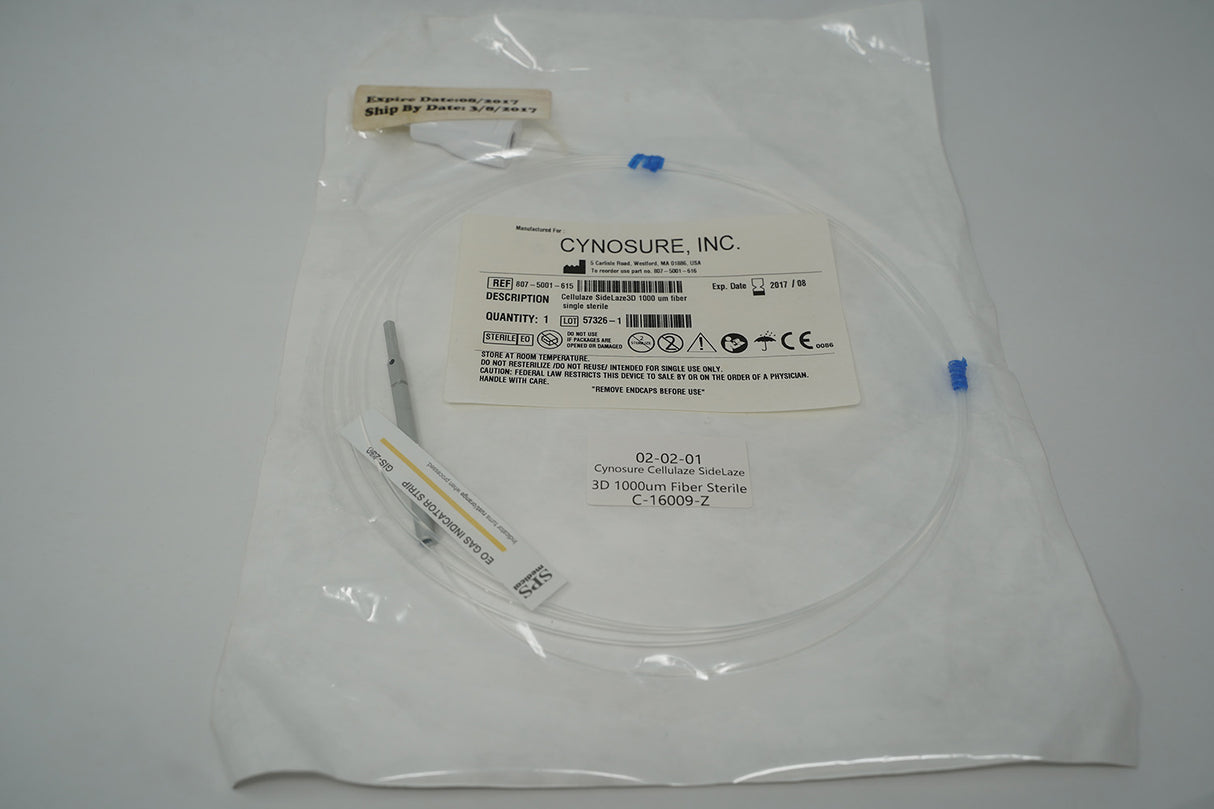 Cynosure Cellulaze SideLaze3D 1000 um fiber single sterile