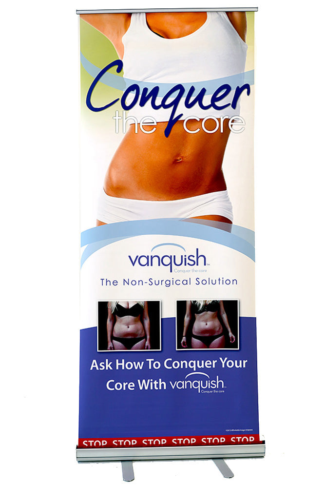 Vanquish "Ask How to Conquer Your Core" Retractable